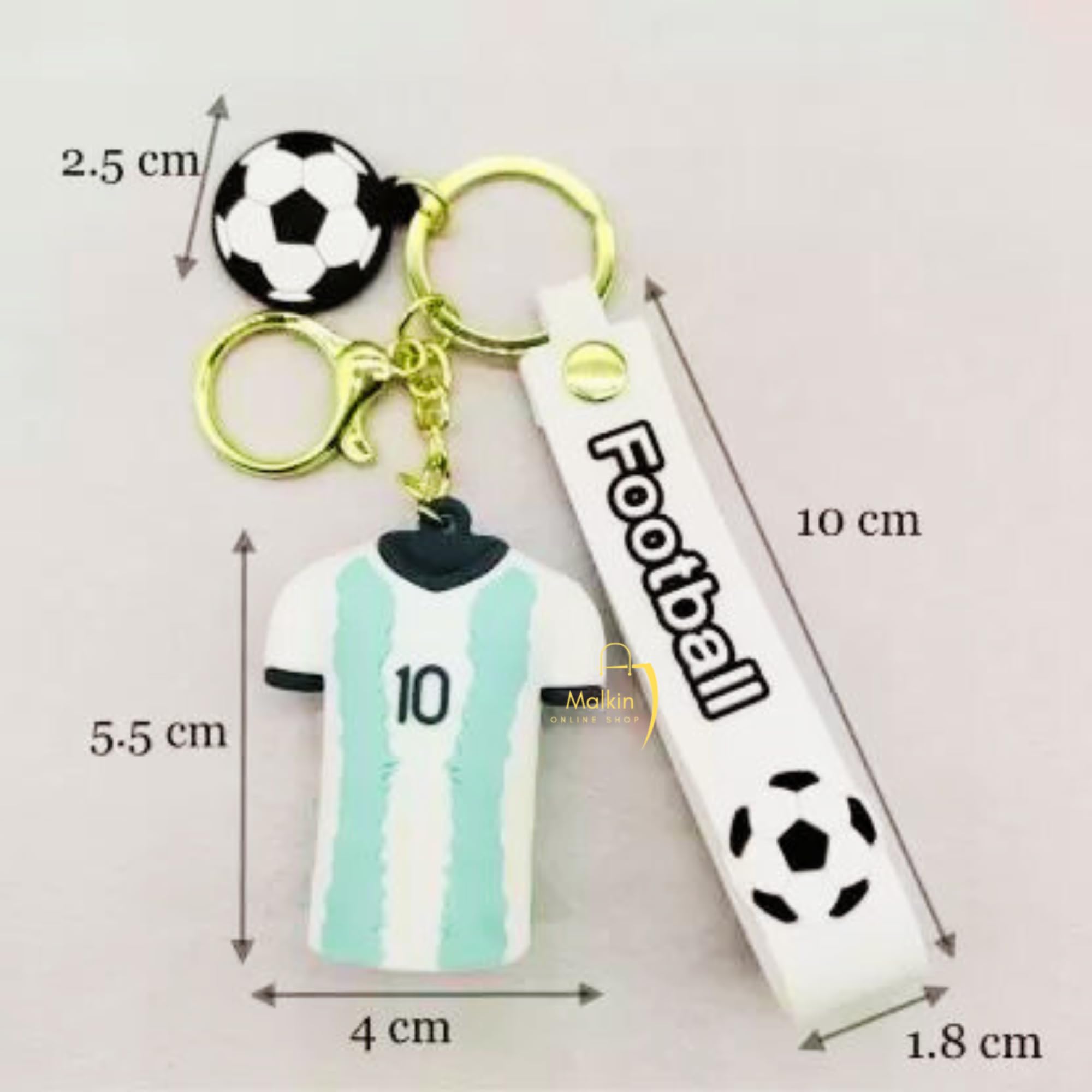 Messi Silicon Keychain